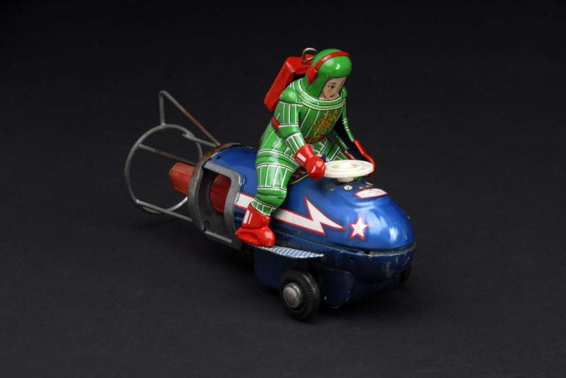 Appraisal: Spacemobile Pilot Toy Description Japanese Made by Kayo Working but