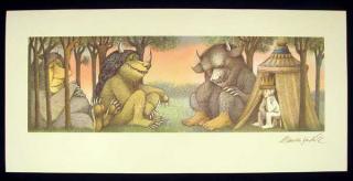 Appraisal: Maurice Sendak WHERE THE WILD THINGS ARE c Artist Signed