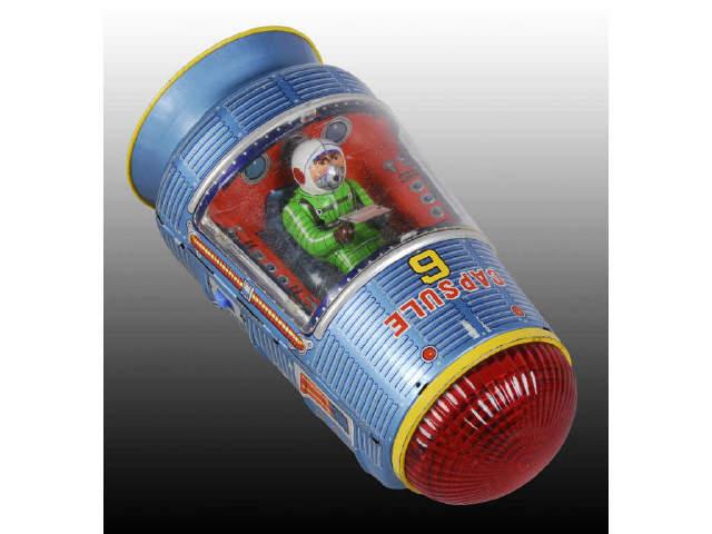 Appraisal: Japanese Space Battery Op Capsule Toy Description Battery operated Made