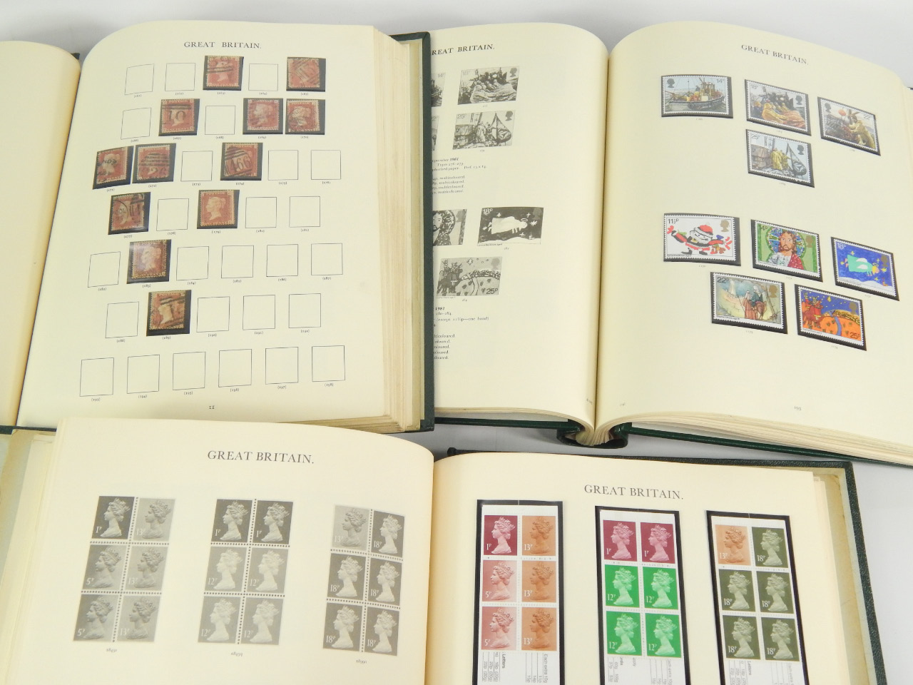 Appraisal: A semi complete collection of definitives - contained in seven