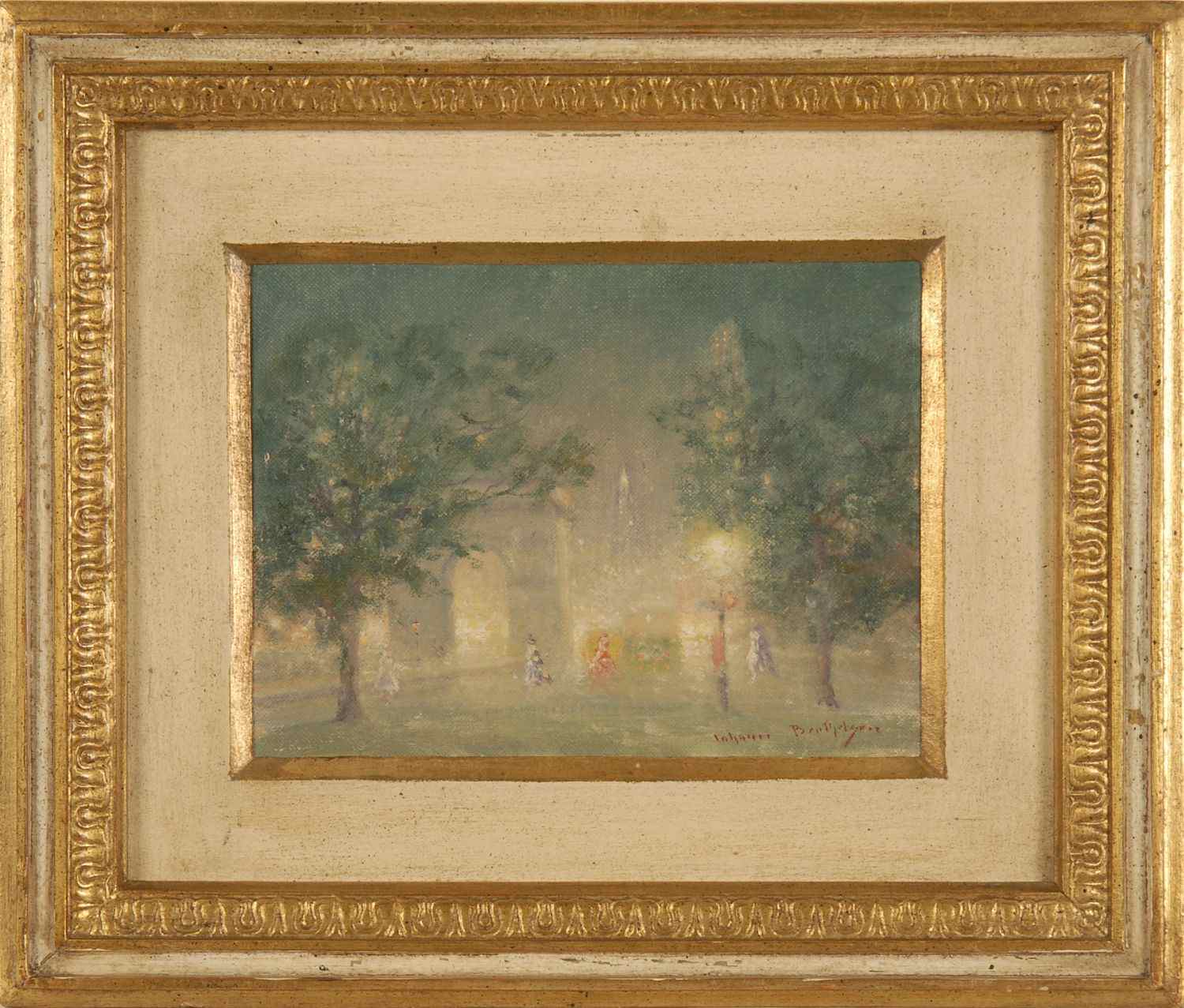 Appraisal: JOHANN BERTHELSENDanish American - Washington Square New York Signed lower