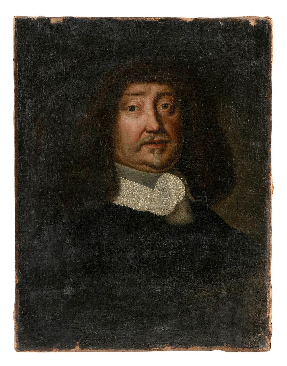 Appraisal: OLD MASTER SCHOOL TH TH CENTURY PORTRAIT OF A MAN