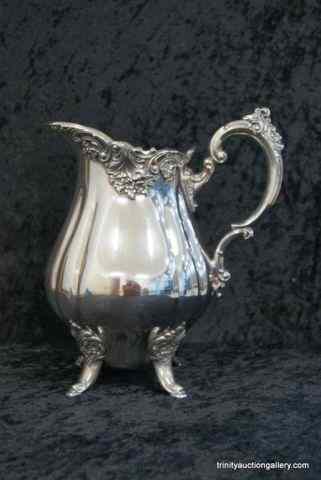 Appraisal: Wallace Silverplate Baroque Water PitcherIs from the newer line marked