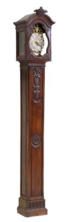 Appraisal: French Morbier oak longcase clock late th early th c