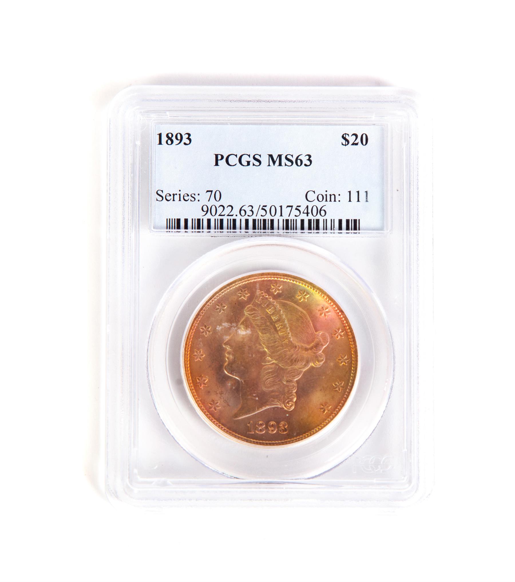 Appraisal: LIBERTY HEAD DOUBLE EAGLE MS PCGS