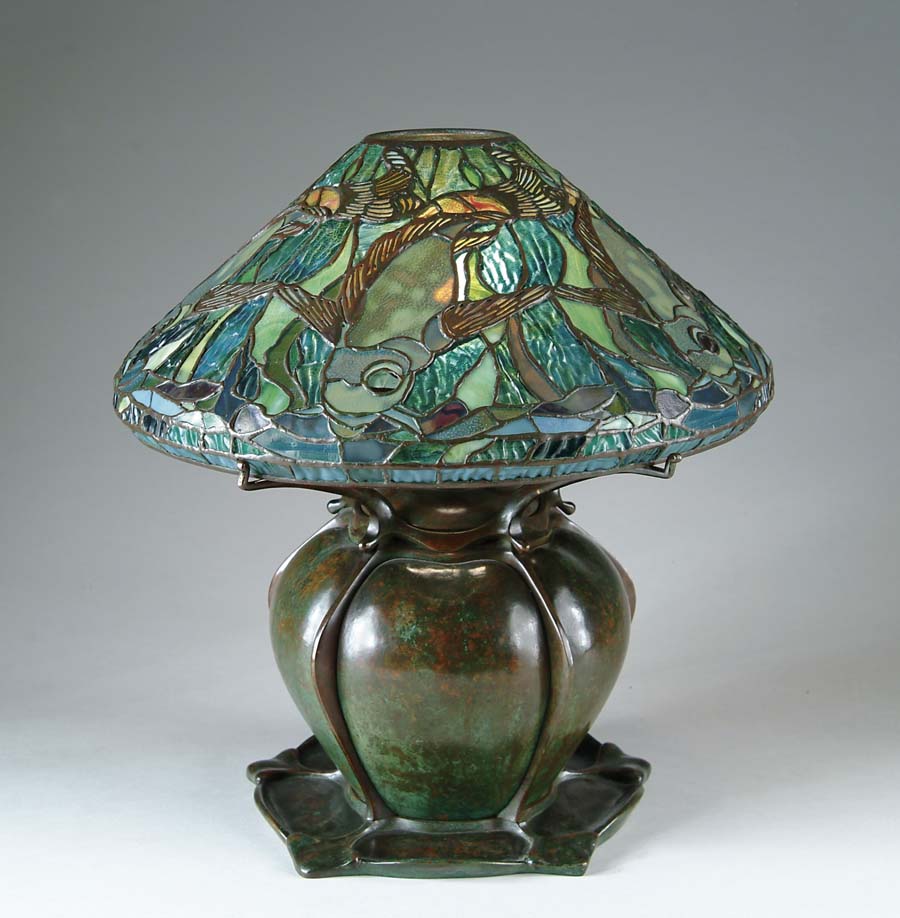 Appraisal: TIFFANY STUDIOS FISH LAMP An extremely rare and important Tiffany