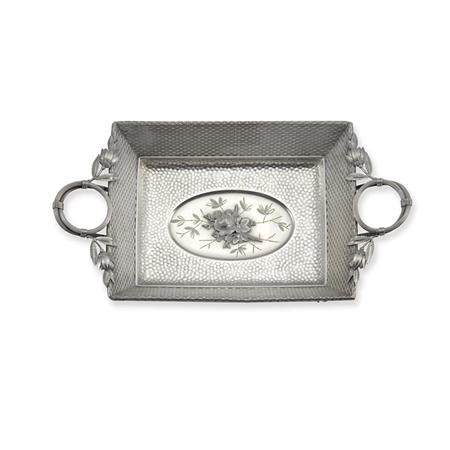 Appraisal: Woods Hughes Aesthetic Movement Sterling Silver Basket Estimate -