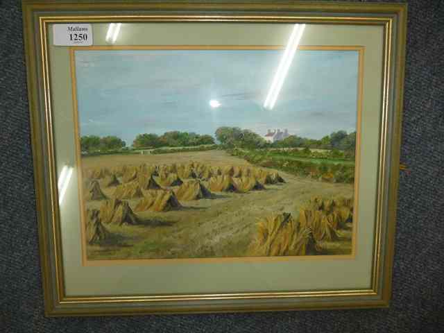 Appraisal: M H MCMILLAN LATE TH CENTURY ENGLISH SCHOOL 'HARVEST' x