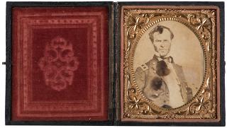 Appraisal: Civil War Sherman William Tecumseh Tintype Portrait of the General