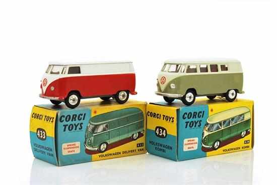 Appraisal: TWO CORGI VOLKSWAGENS INCLUDING AND VG-E BOXES VG-E