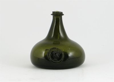 Appraisal: An early th century sealed bottle the onion form applied