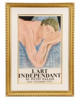 Appraisal: L'Art Independant Matisse Exhibit Poster C After Henri Matisse French