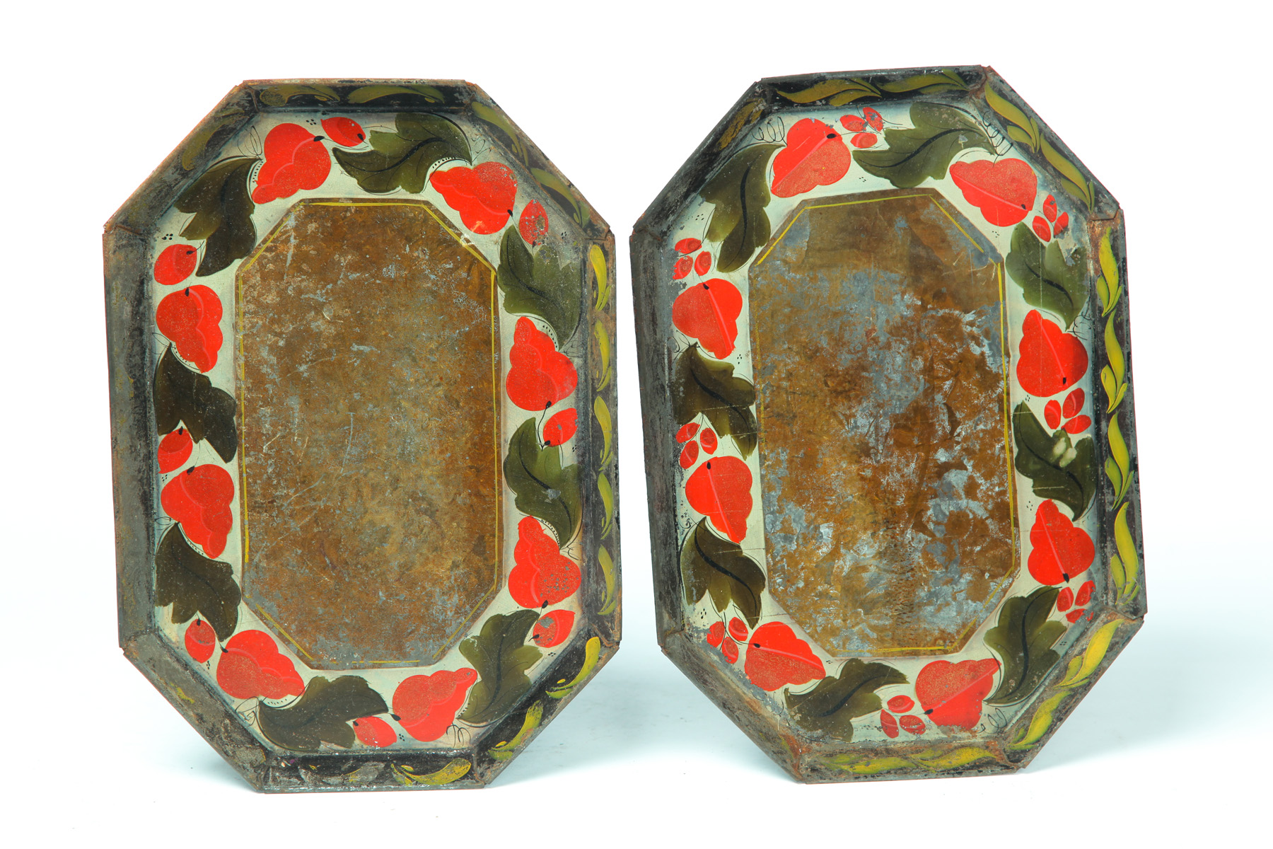 Appraisal: PAIR OF TOLE TRAYS Attributed to the Harvey Filley shop