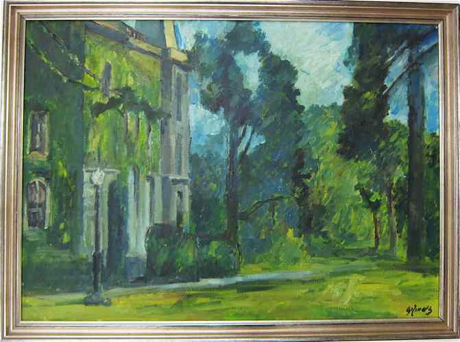 Appraisal: ROBERT GILMORE OIL ON CANVAS Eugene Oregon th century Park-like