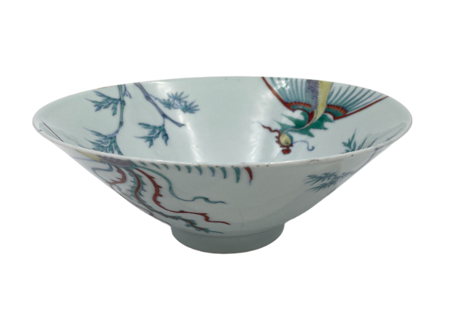 Appraisal: A CHINESE 'DOUCAI' BOWL probably Yongzheng of elegant flared form