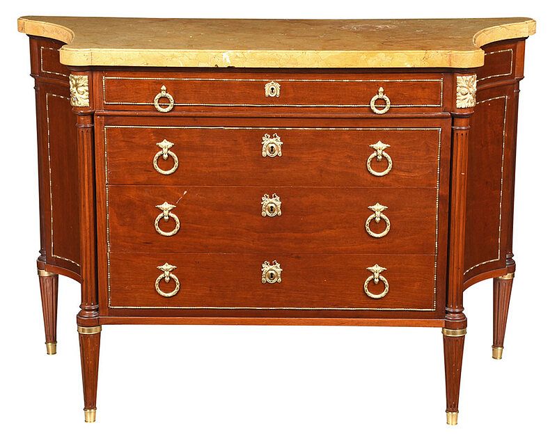 Appraisal: Fine Maison Forest Louis XVI Style Commode French late th