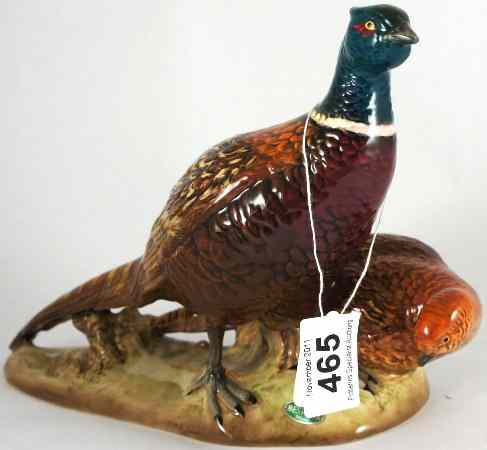 Appraisal: Beswick Pair of Pheasants on Base Model