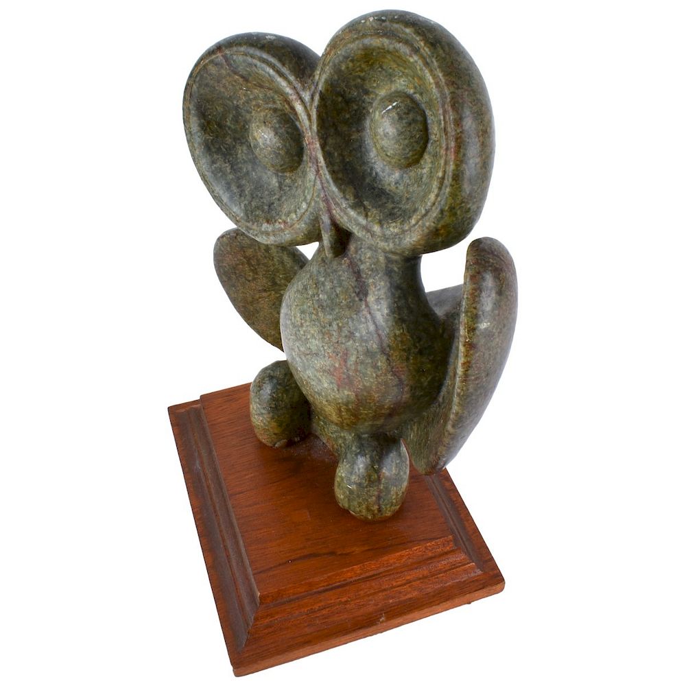 Appraisal: Fanizani Akuda Carved Stone Shona Sculpture Fanizani Akuda Zimbabwean Carved