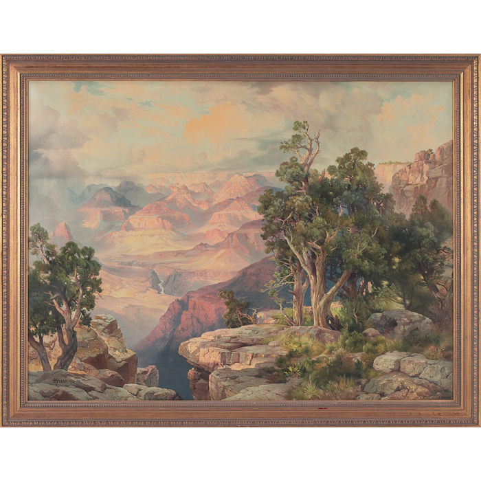 Appraisal: Thomas Moran American - ''Grand Canyon Arizona from Hermit Rim