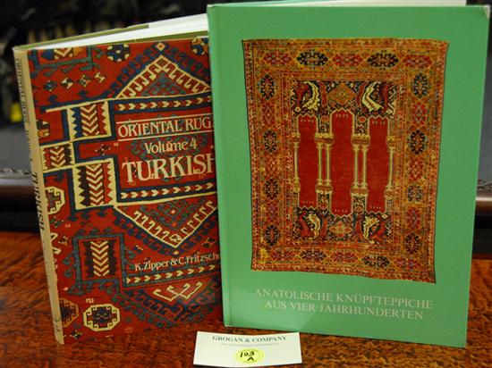 Appraisal: TWO BOOKS ON TURKISH RUGS including Turkish Oriental Rugs Volume