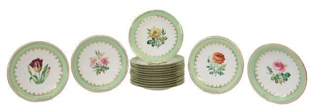 Appraisal: lot of English porcelain dessert service attributed to Minton with