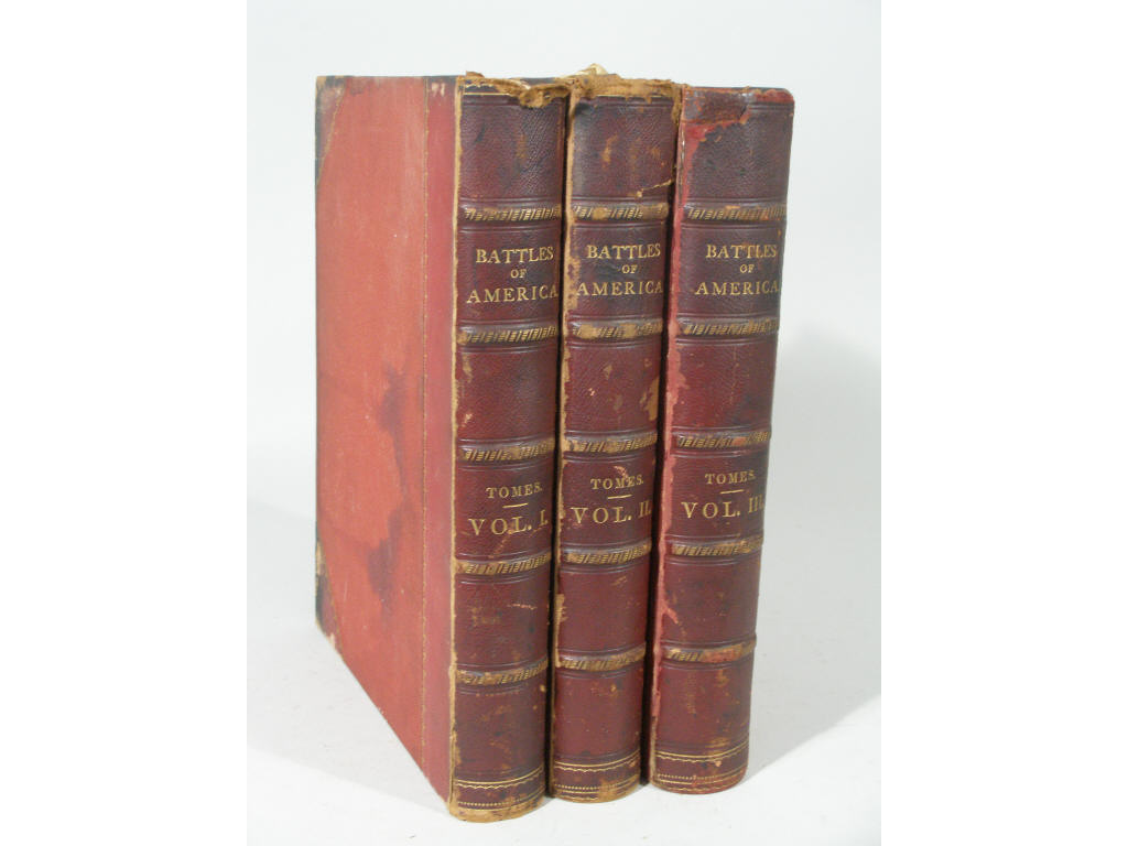 Appraisal: Antique -Volume American Military History Set The Battles of America