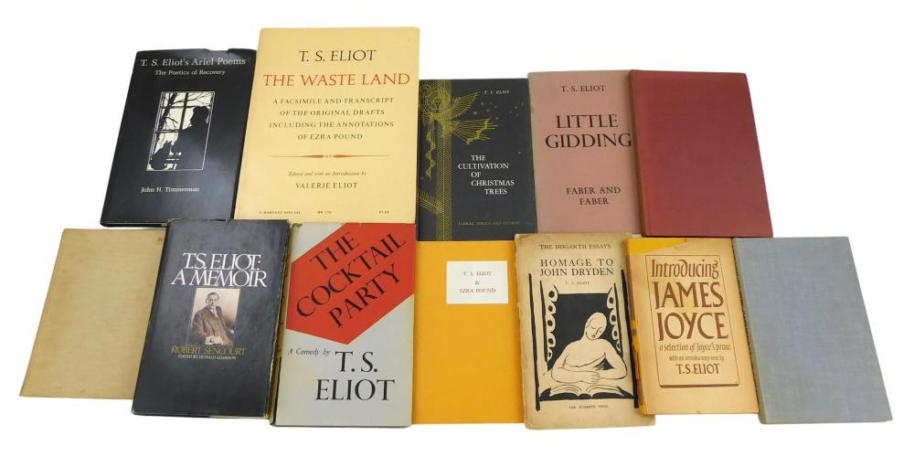 Appraisal: BOOKS Eleven volumes by and about T S Eliot including