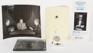 Appraisal: Bertram Ross Group of Bertram Memorabilia Including two photos x