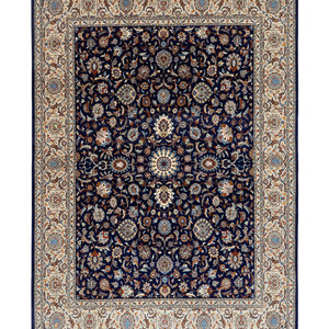 Appraisal: A Tabriz Silk on Cotton Rug TH CENTURY feet inches