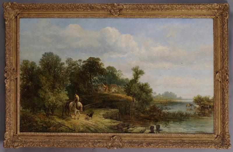 Appraisal: ALEXANDER PANTON TH- TH C COASTAL LANDSCAPE Oil on board