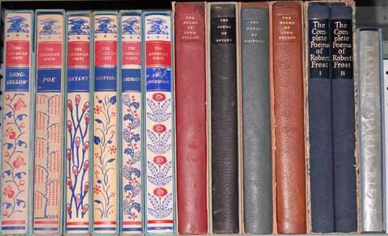 Appraisal: Fine Press Illustrations Poetry assorted American poetry including six titles