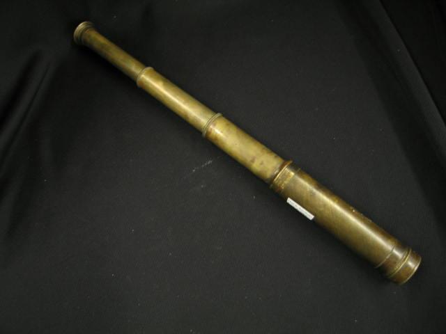 Appraisal: Victorian Brass Telescope Spy Glass size