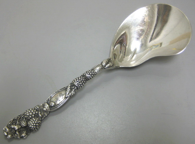 Appraisal: TIFFANY CO NEW YORK NY Sterling silver berry spoon with