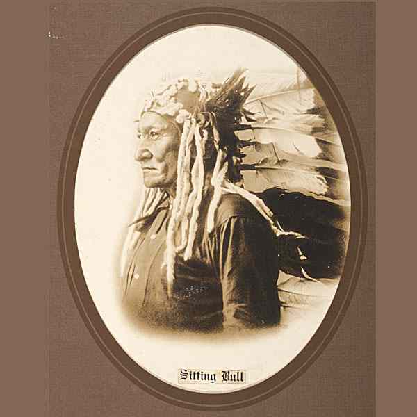 Appraisal: Sitting Bull Photograph by D F Barry Silver gelatin photograph