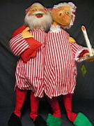 Appraisal: MR AND MRS SANTA BY ANNALEE Mr and Mrs Santa