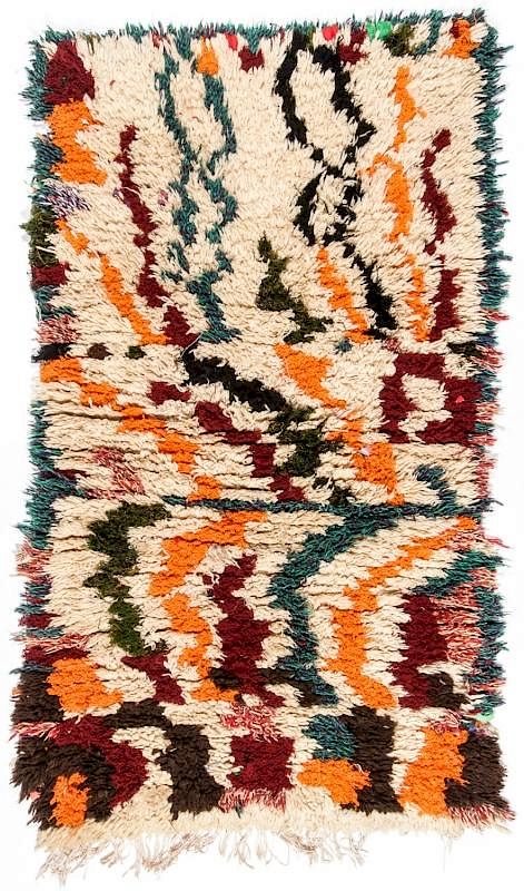 Appraisal: Vintage Moroccan Rug ' '' x ' '' Vintage Moroccan