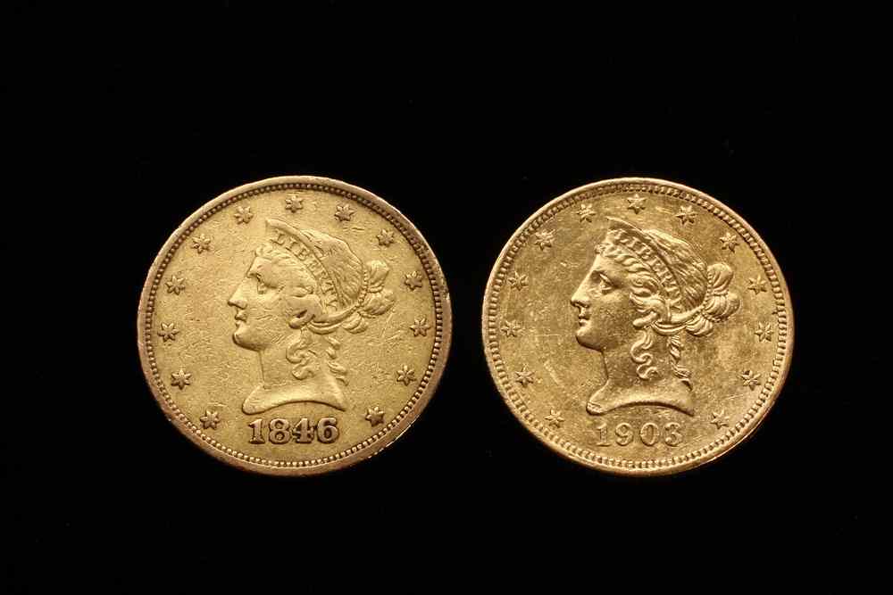 Appraisal: COINS - US gold coins O Liberty Head Liberty Head