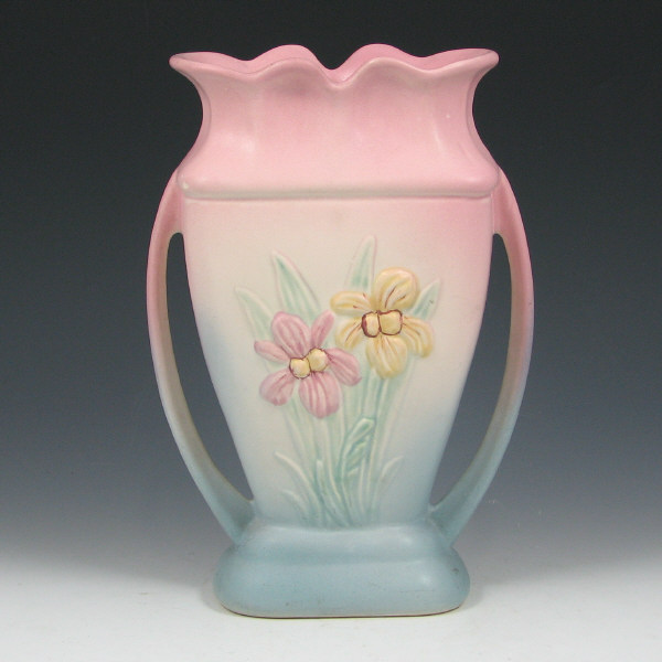 Appraisal: Hull Iris - Vase - Mint Iris vase in pink