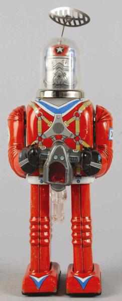 Appraisal: Tin Litho Astronaut Battery-Operated Toy Description Japanese Working Made by