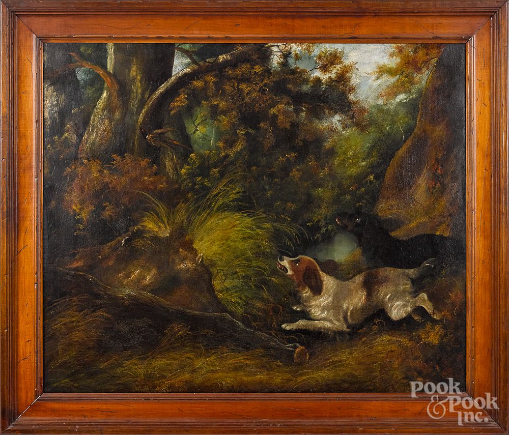 Appraisal: Attributed to George Armfield oil on canvas Attributed to George