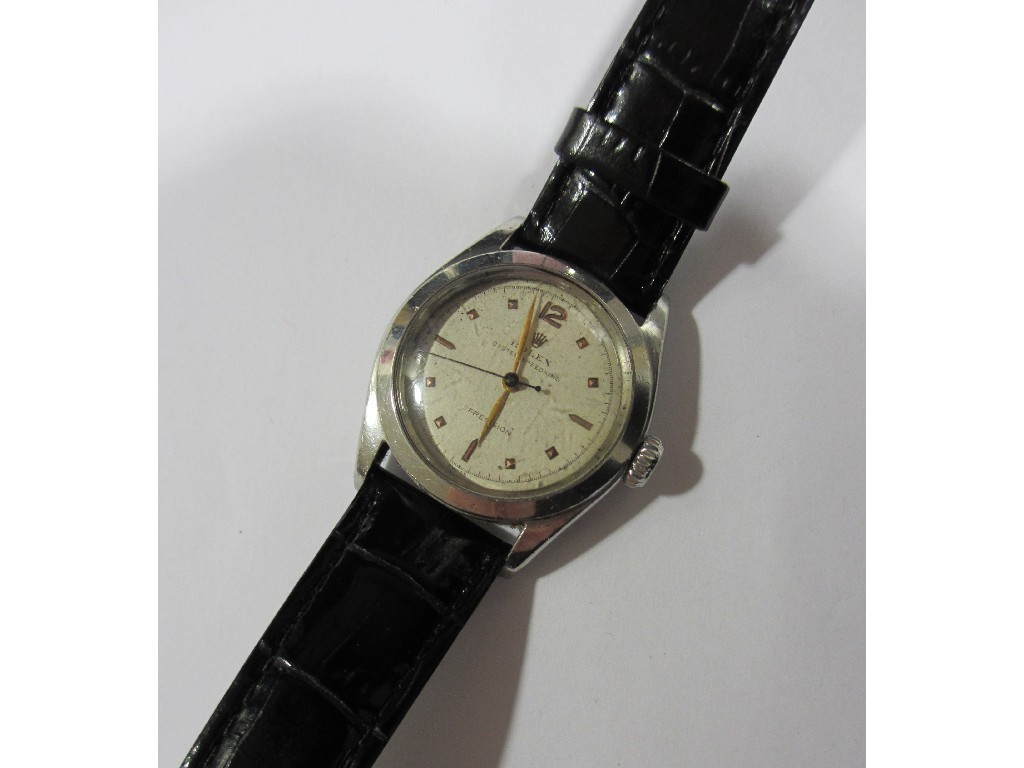 Appraisal: Gents mid th century stainless steel Rolex Oyster Speedking of