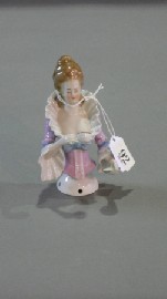 Appraisal: A German porcelain Art Deco half doll in th century