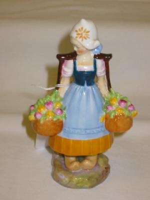 Appraisal: A ROYAL WORCESTER PORCELAIN FIGURE Dutch Girl by F Gertner