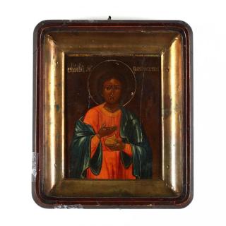 Appraisal: Russian Icon of Saint Pantaleon late th - early th