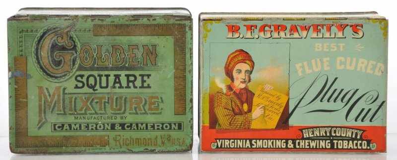 Appraisal: Lot of Tobacco Tins Description Pre- lot includes Golden Square