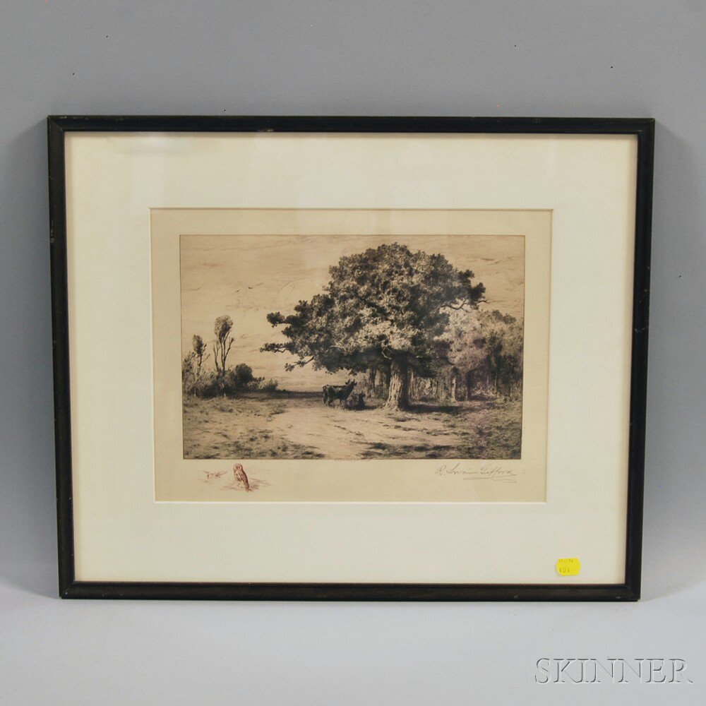 Appraisal: Robert Swain Gifford American - A Woodland Pasture c Signed