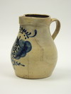 Appraisal: BATTER PITCHER - One gallon stoneware batter pitcher pinched pour