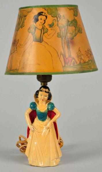 Appraisal: Walt Disney Snow White Night Lamp Shade Description Original shade