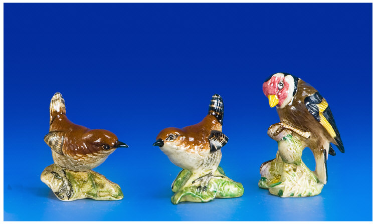 Appraisal: Beswick Birds Wrens Model No B Dark and light brown