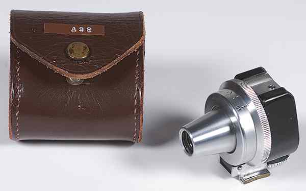 Appraisal: Leitz - Viewfinder Leitz - viewfinder Includes leather case Condition